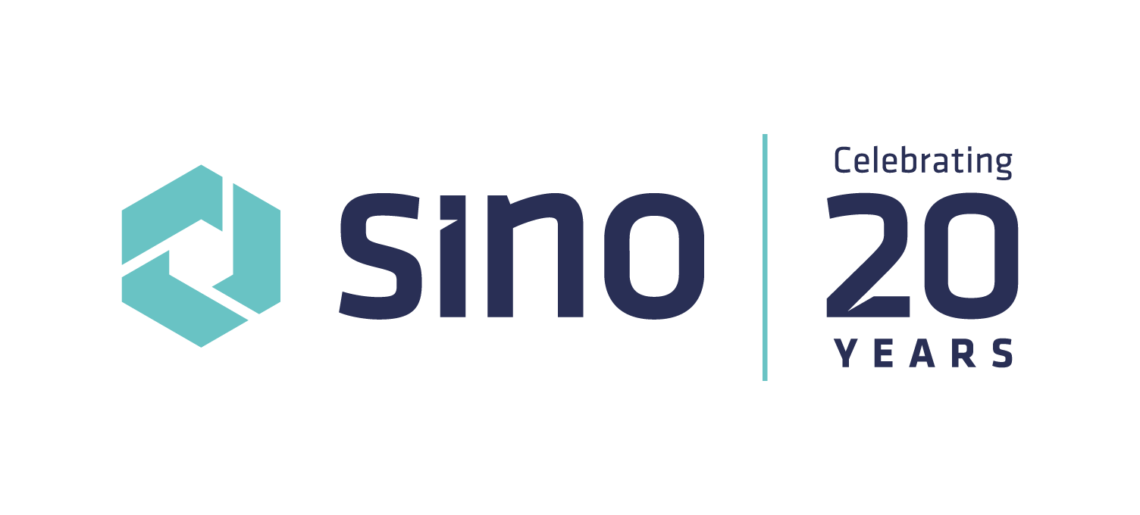 Sino Celebrating 20 Years Logo