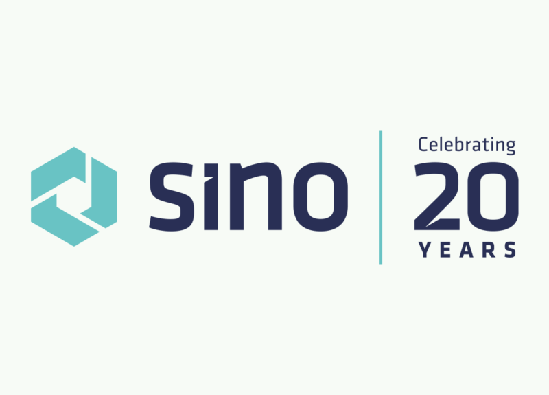 Sino Celebrating 20 Years logo